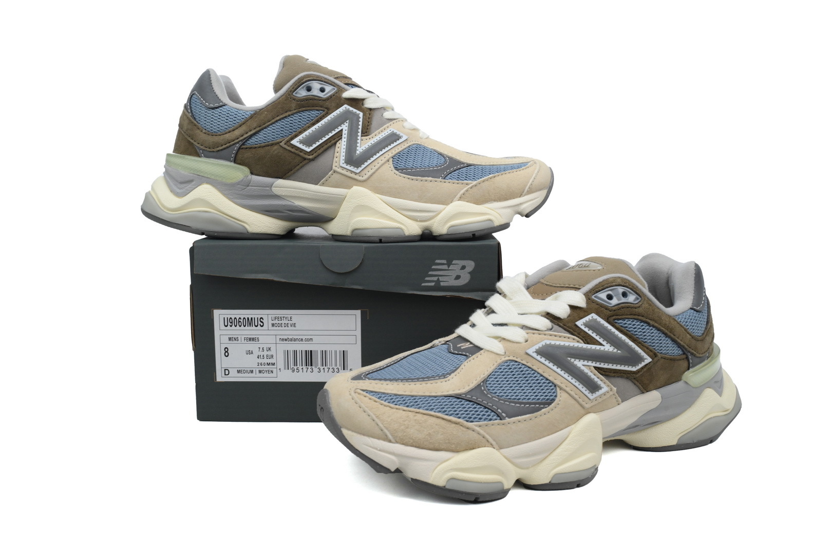 New Balance 9060 'Cherry Blossom Pack - Mushroom' U9060MUS