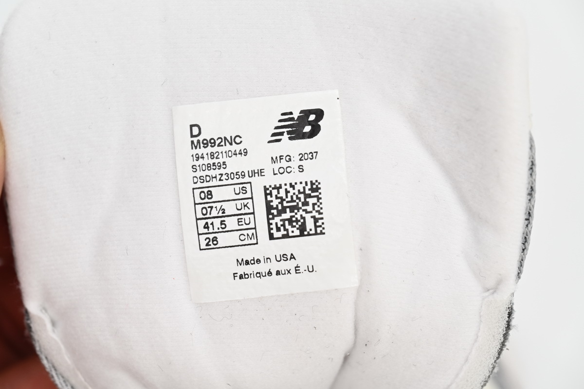 New Balance 992 Beige Gray M992NC