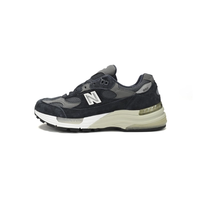 New Balance 992 White, black, and gray M992GG 01