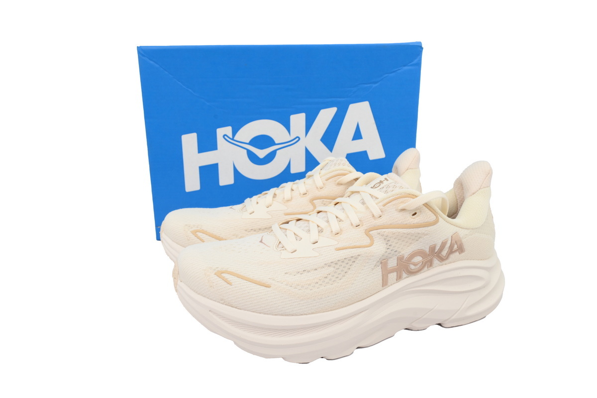  Wmns HOKA  Clifton 10 'Vanilla Birch'1162031-VCH