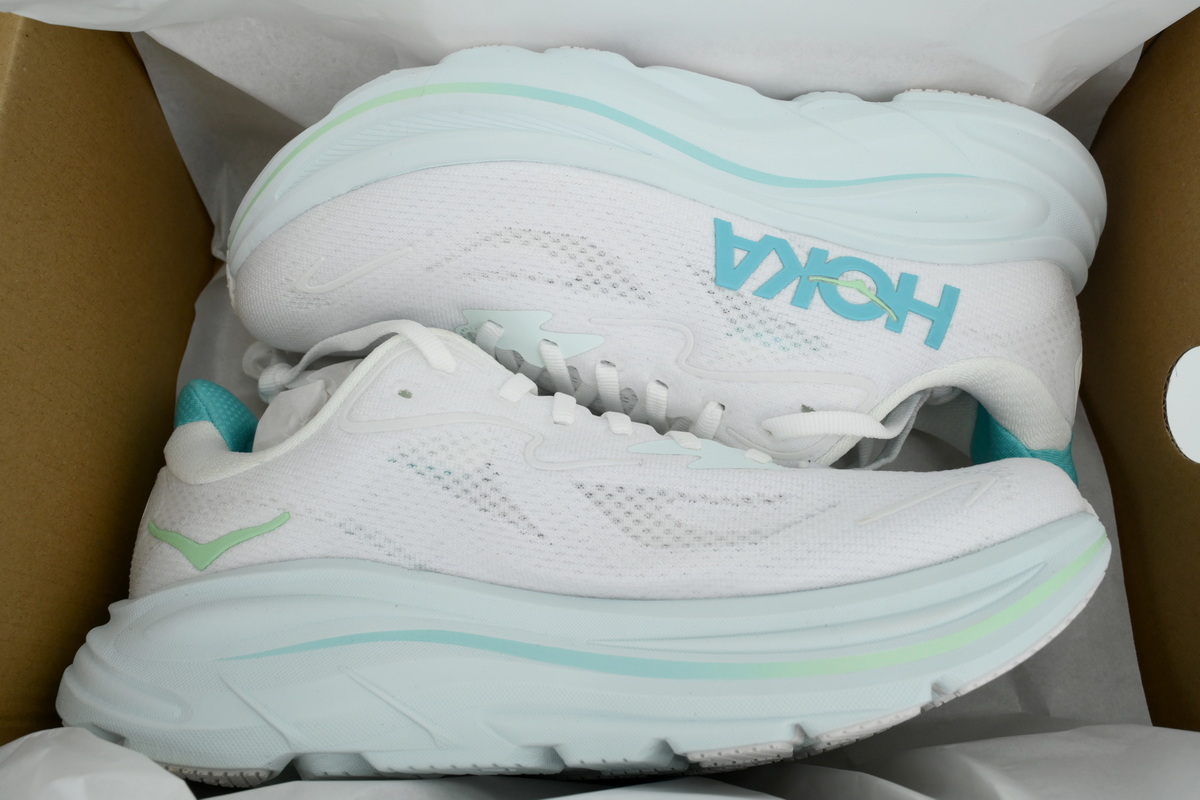  Wmns HOKA Clifton 10 'White Cielo Blue'1162031-WTCL