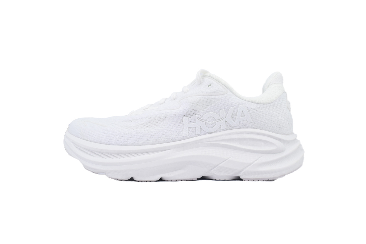  Wmns HOKA Clifton 10 'Triple White'1162031-WWH