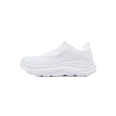  Wmns HOKA Clifton 10 'Triple White'1162031-WWH 01