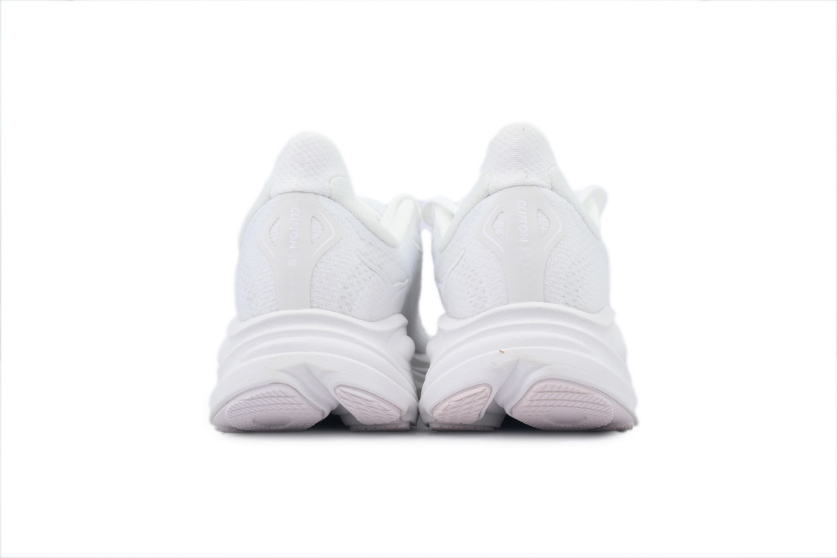  Wmns HOKA Clifton 10 'Triple White'1162031-WWH