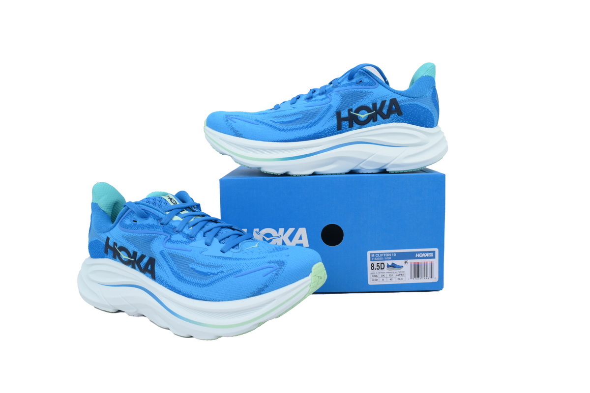  HOKA  Clifton 10 Wide 'Skyward Blue'1162032-HSK