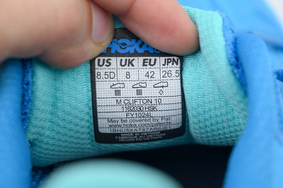  HOKA  Clifton 10 Wide 'Skyward Blue'1162032-HSK