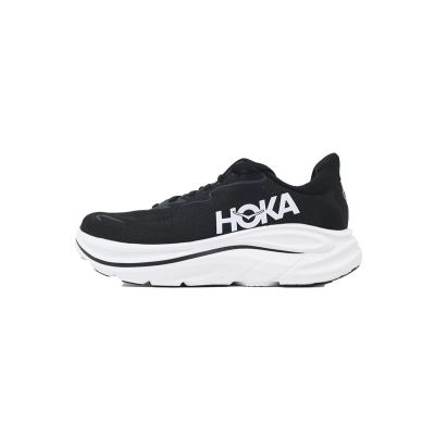  Wmns HOKA  Clifton 10 Wide 'Black White'1162050-BWHT 01