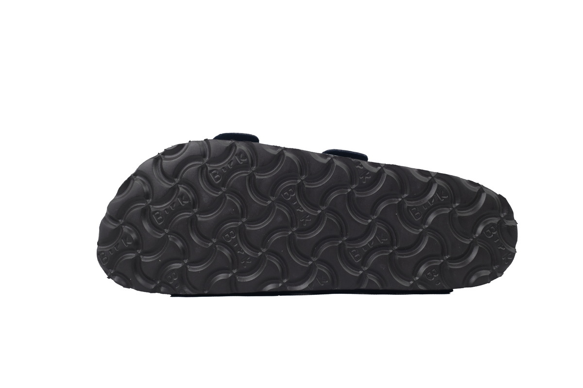 Birkenstock Boston Soft Footbed Blue Leather Surface