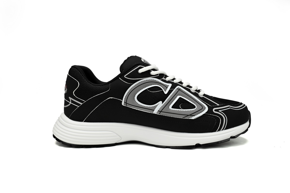Dior 'B30' Sneakers Black Coffee Color 3SN279ZND-H969 