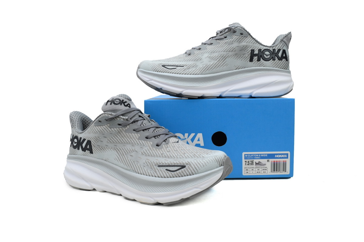 HOKA Clifton 9 2E Wide 'Harbor Mist' 1132210-HMBC
