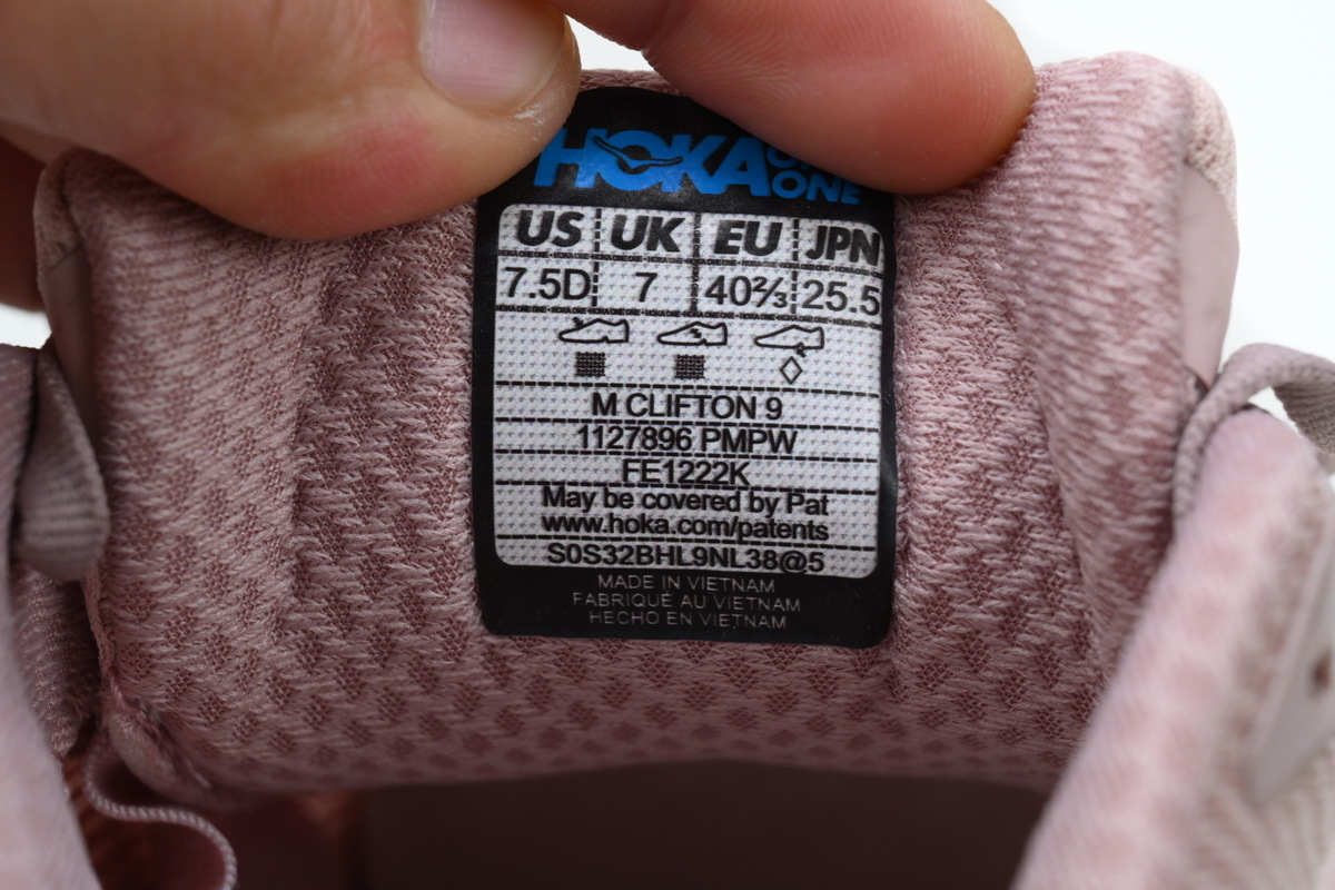 HOKA Clifton 9 'Pale Mauve' 1127896-PMPW