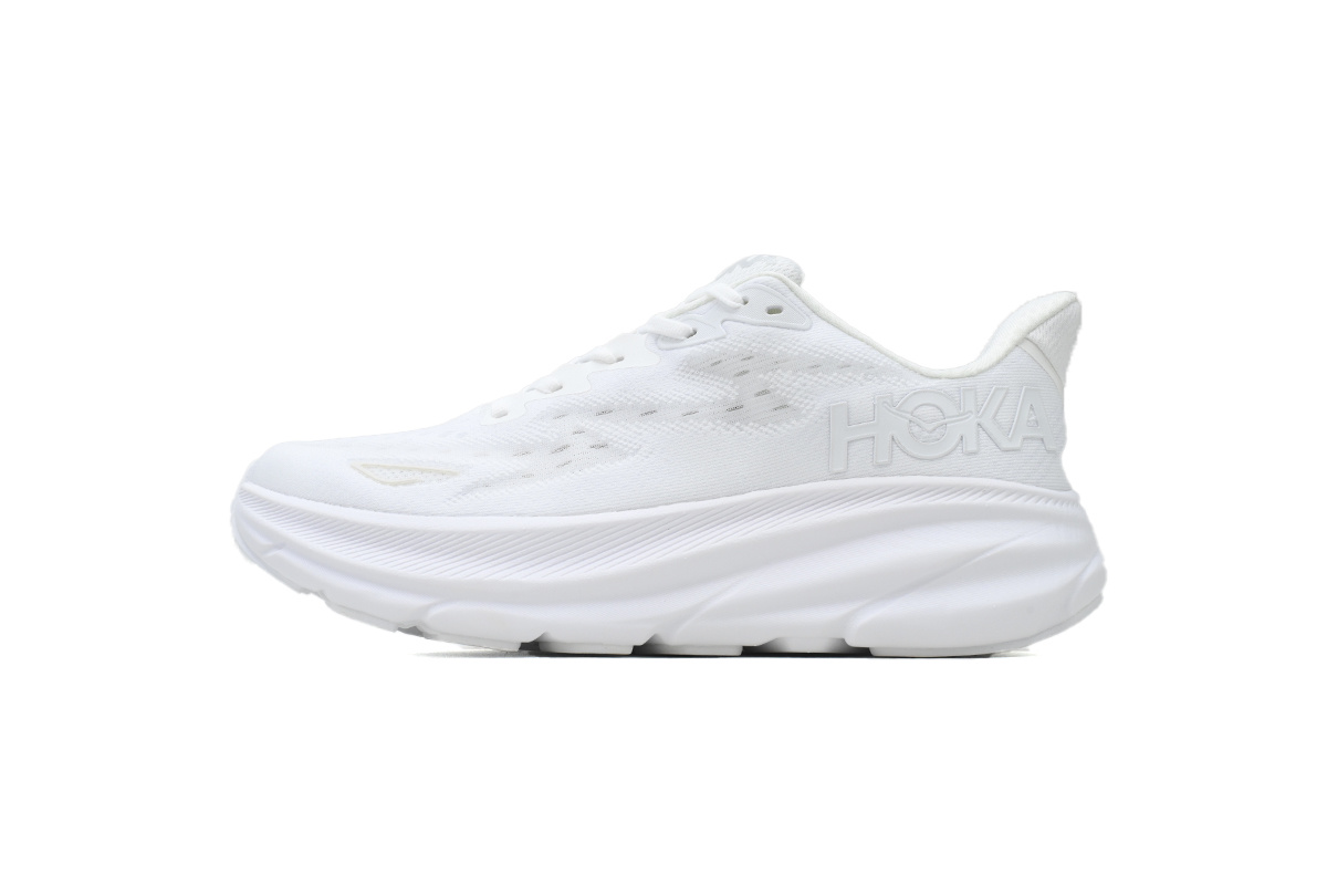 HOKA Clifton 9 'Triple White' 1127895-WWH