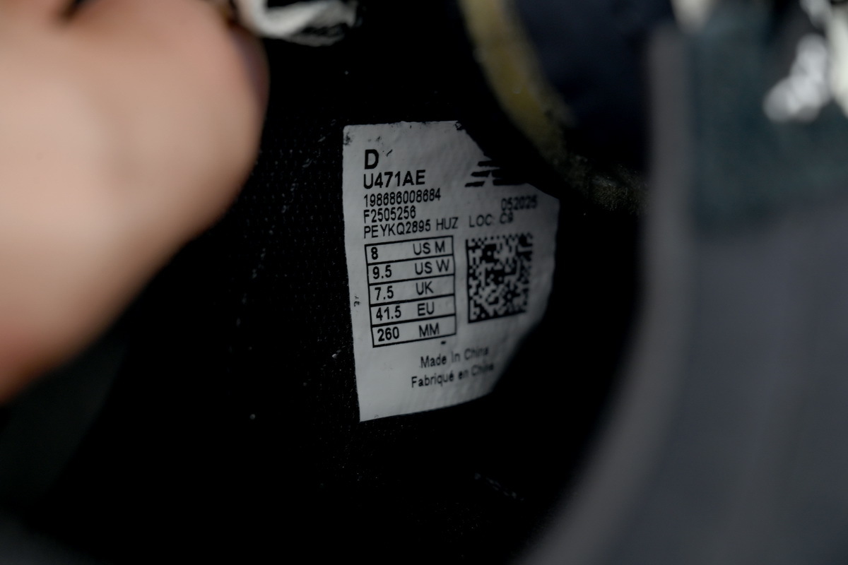 New Balance 471 Black And White U471AE