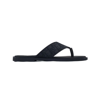 Dior Alias Thong Sandal Black 02