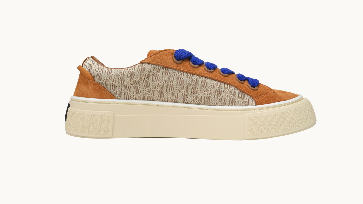Dior B33 Denim Tears' B33 Sneakers Release Brown Blue 3SN272 ZIR1 6536
