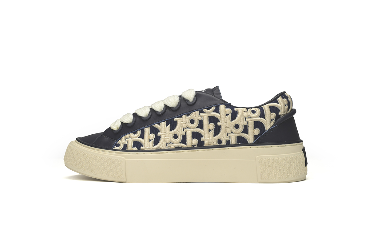 Dior B33 Denim Tears' B33 Sneakers Release Deep Dlue Relief 3SN272 ZIR1 6536