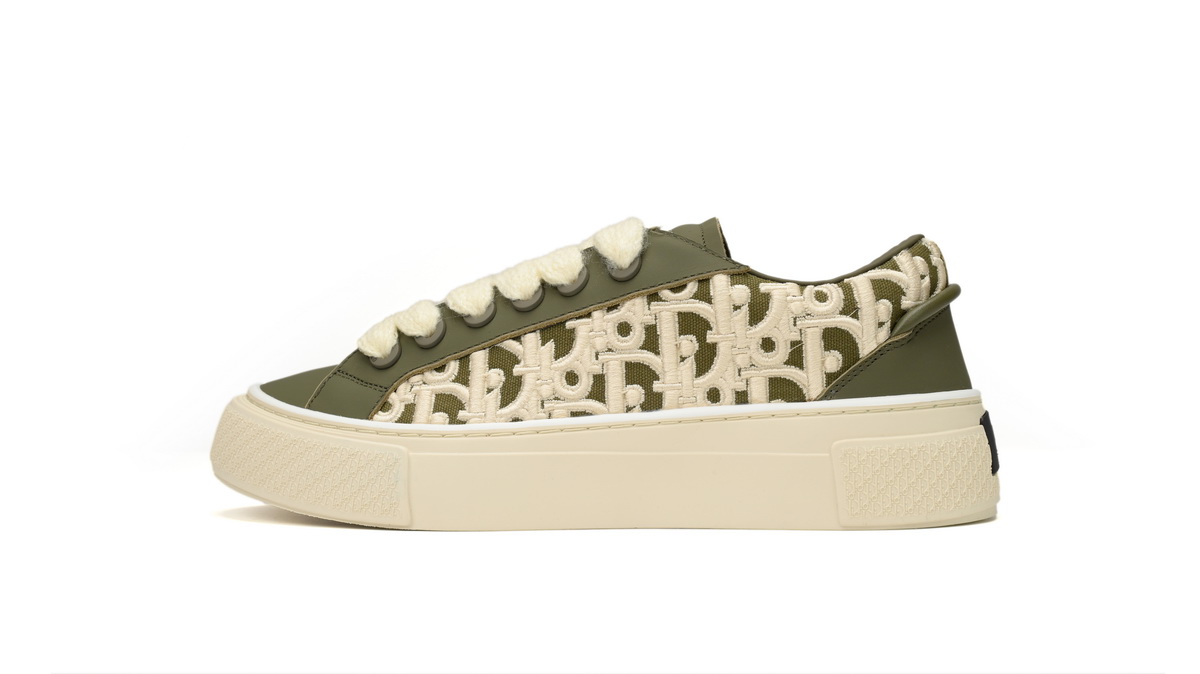 Dior B33 Denim Tears' B33 Sneakers Release Khaki Embroidery 3SN272 ZIR1 6536