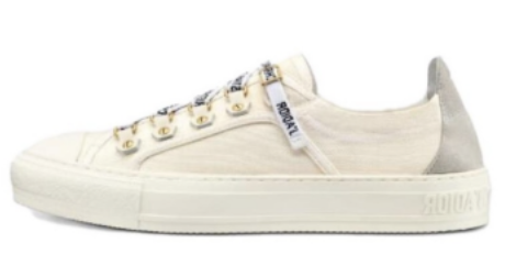 Dior Oblique White Leather