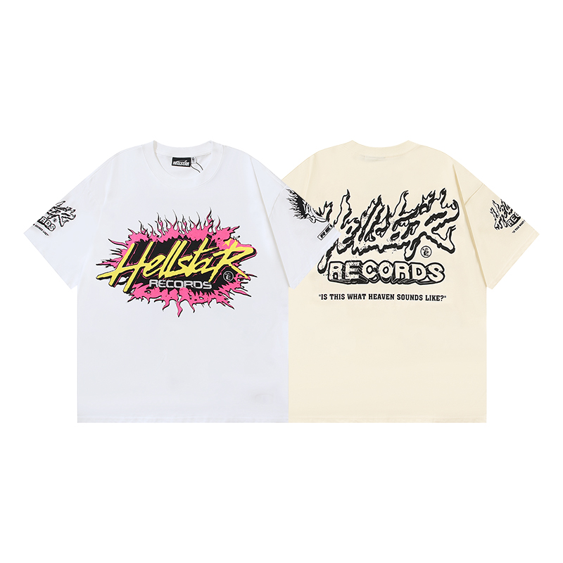 Hellstar High-Street Cotton Loose Short Sleeve T-Shirt