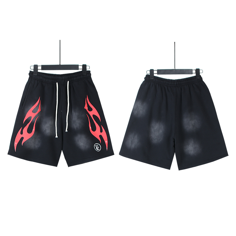 Hellstar Washed Distressed Shorts