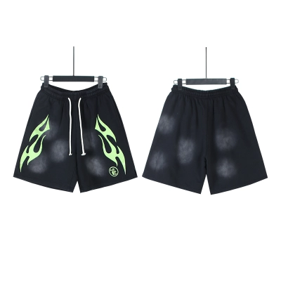 Hellstar Washed Distressed Shorts 02