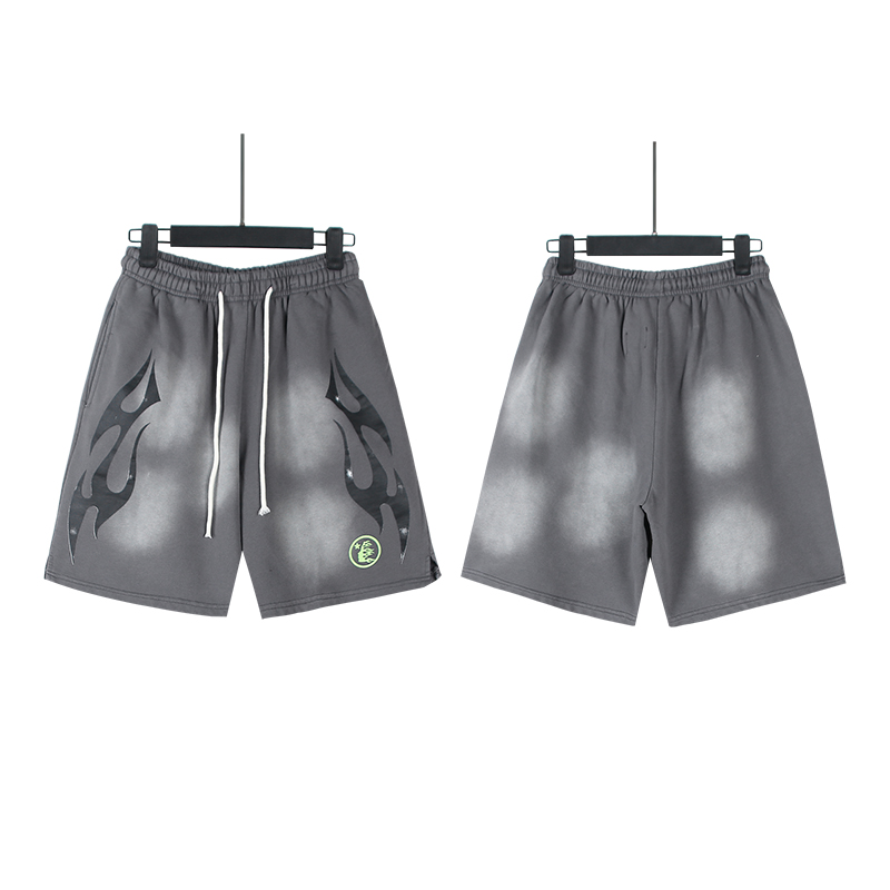 Hellstar Washed Distressed Shorts