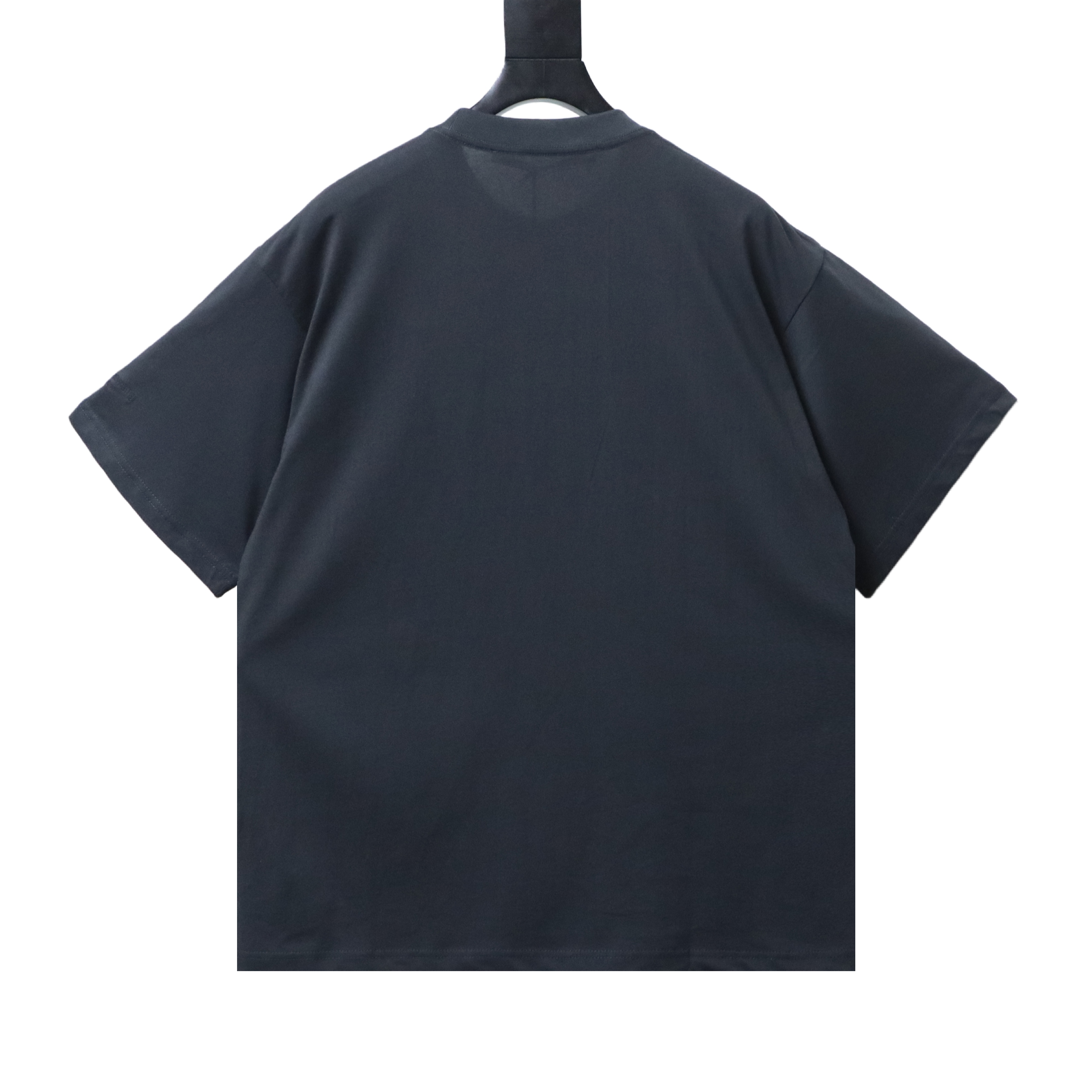 Alexander Wang 2026 New Season Lighter Trend Graphic Print Black Short Sleeve T-Shirt