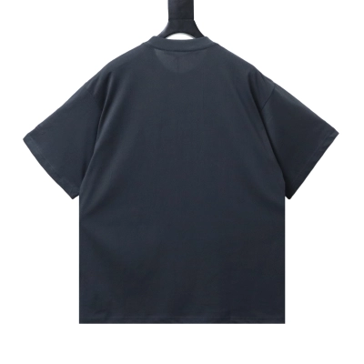 Alexander Wang 2026 New Season Lighter Trend Graphic Print Black Short Sleeve T-Shirt 02