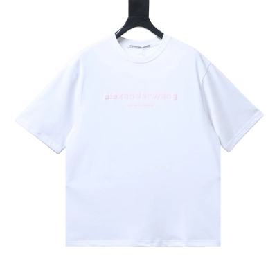 Alexander Wang 26SS Foam White Letter Short Sleeve 01