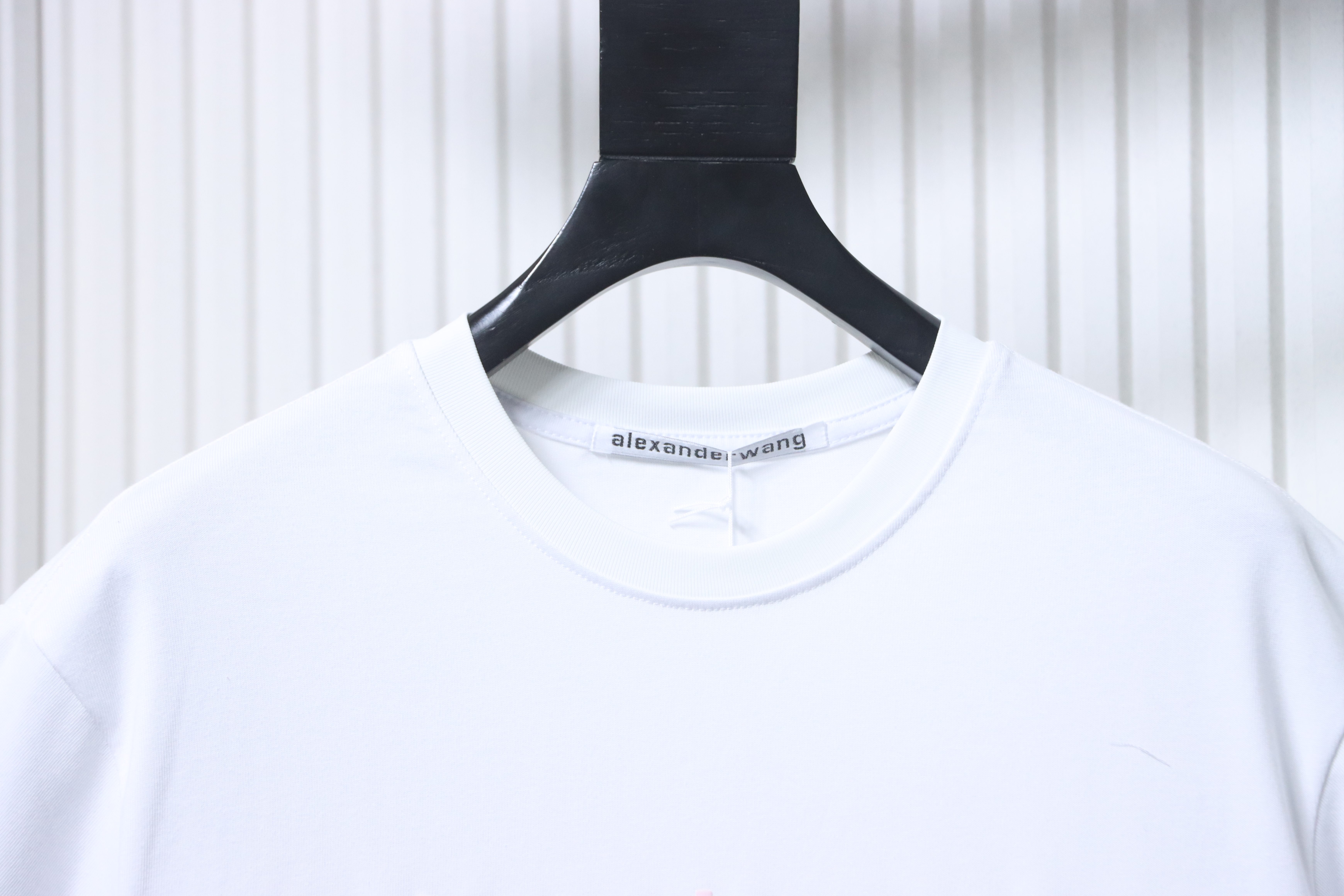 Alexander Wang 26SS Foam White Letter Short Sleeve