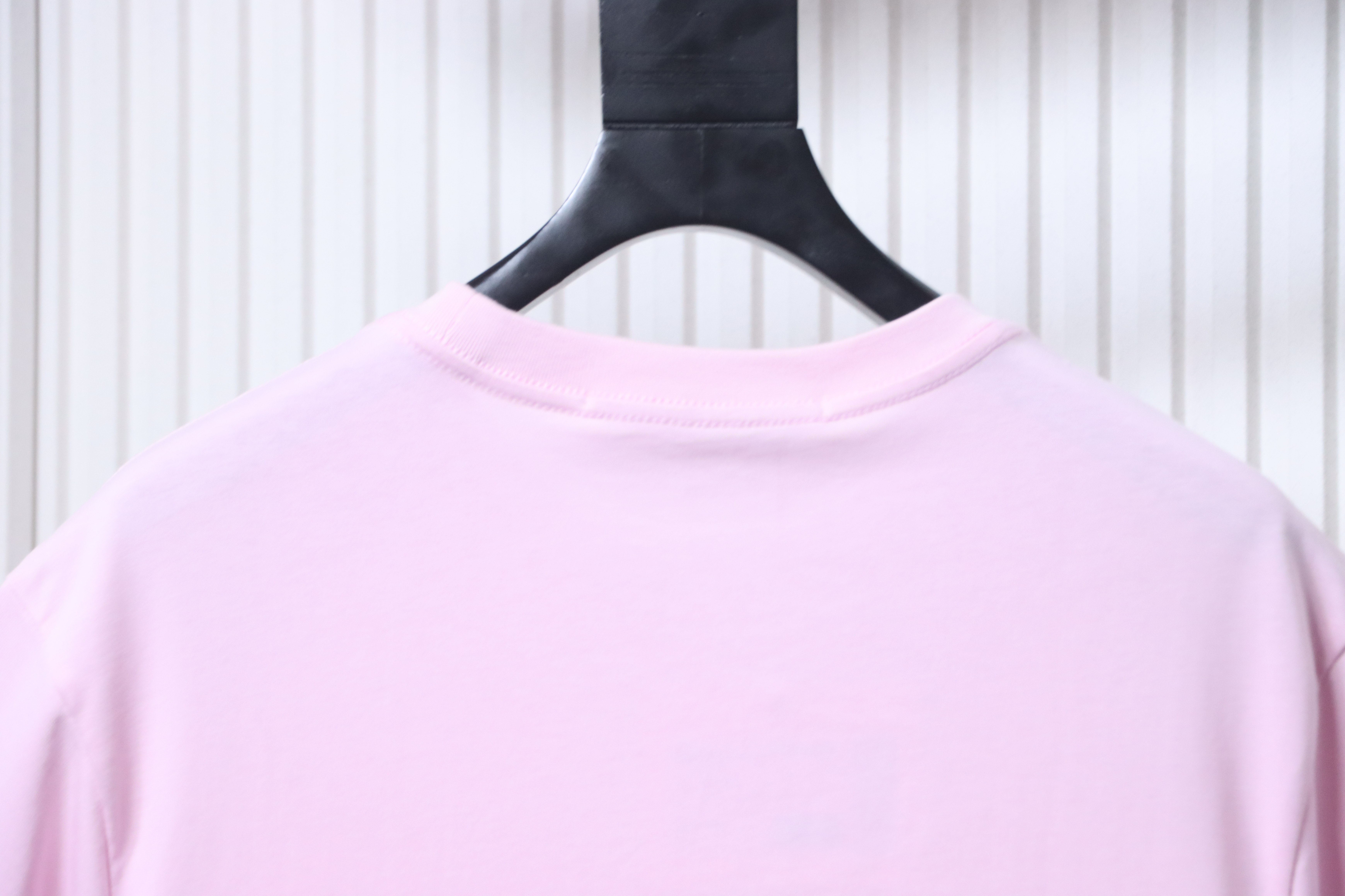 Alexander Wang 26SS Foam Letter Pink Short Sleeve T-Shirt