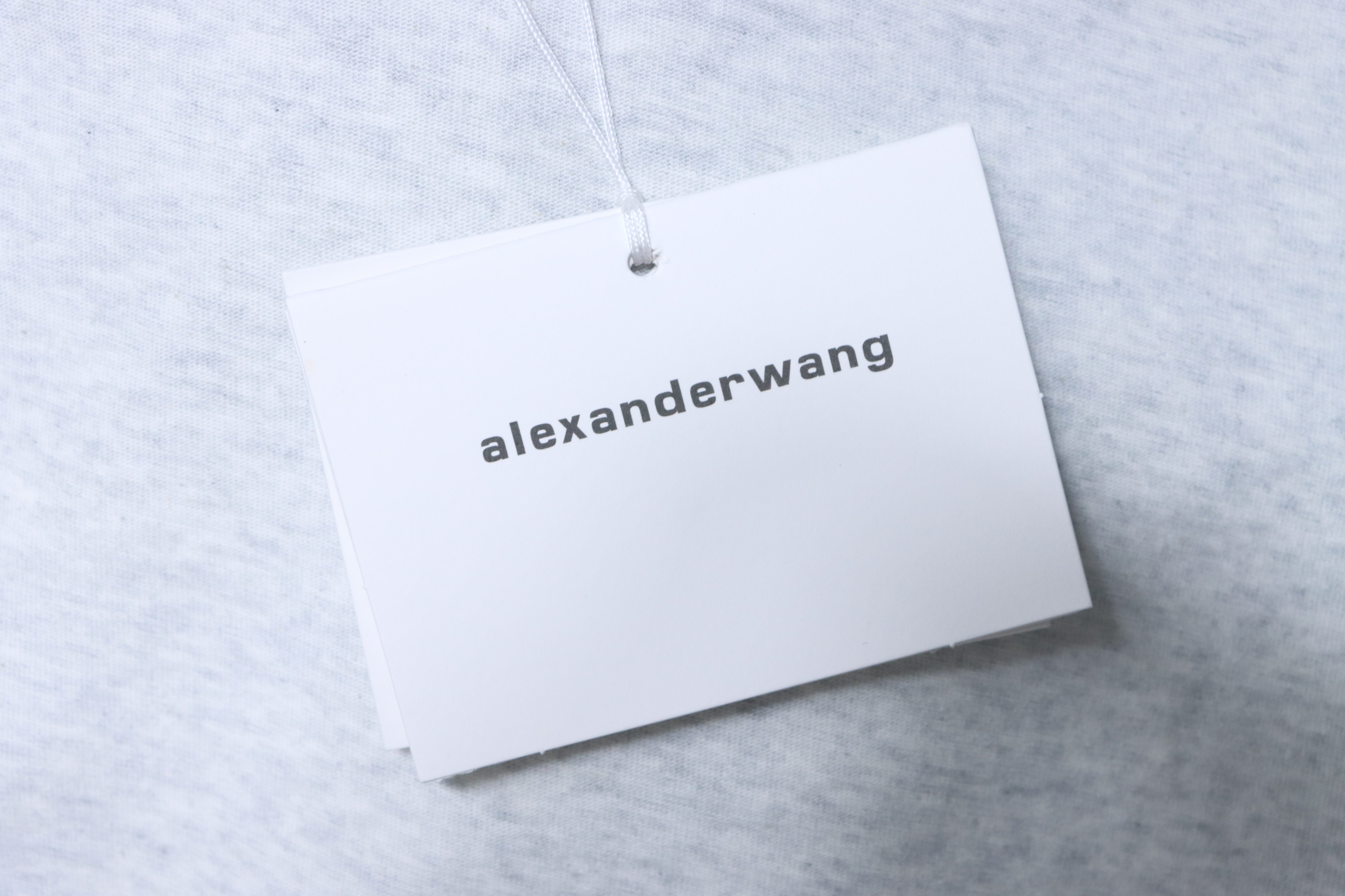 Alexander Wang 26SS Foam Letter White Short Sleeve T-Shirt