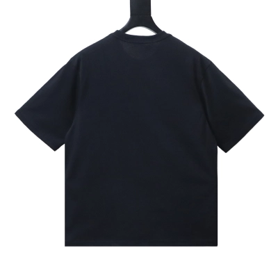 Alexander Wang 26SS Foam Letter Black Short Sleeve T-Shirt 02