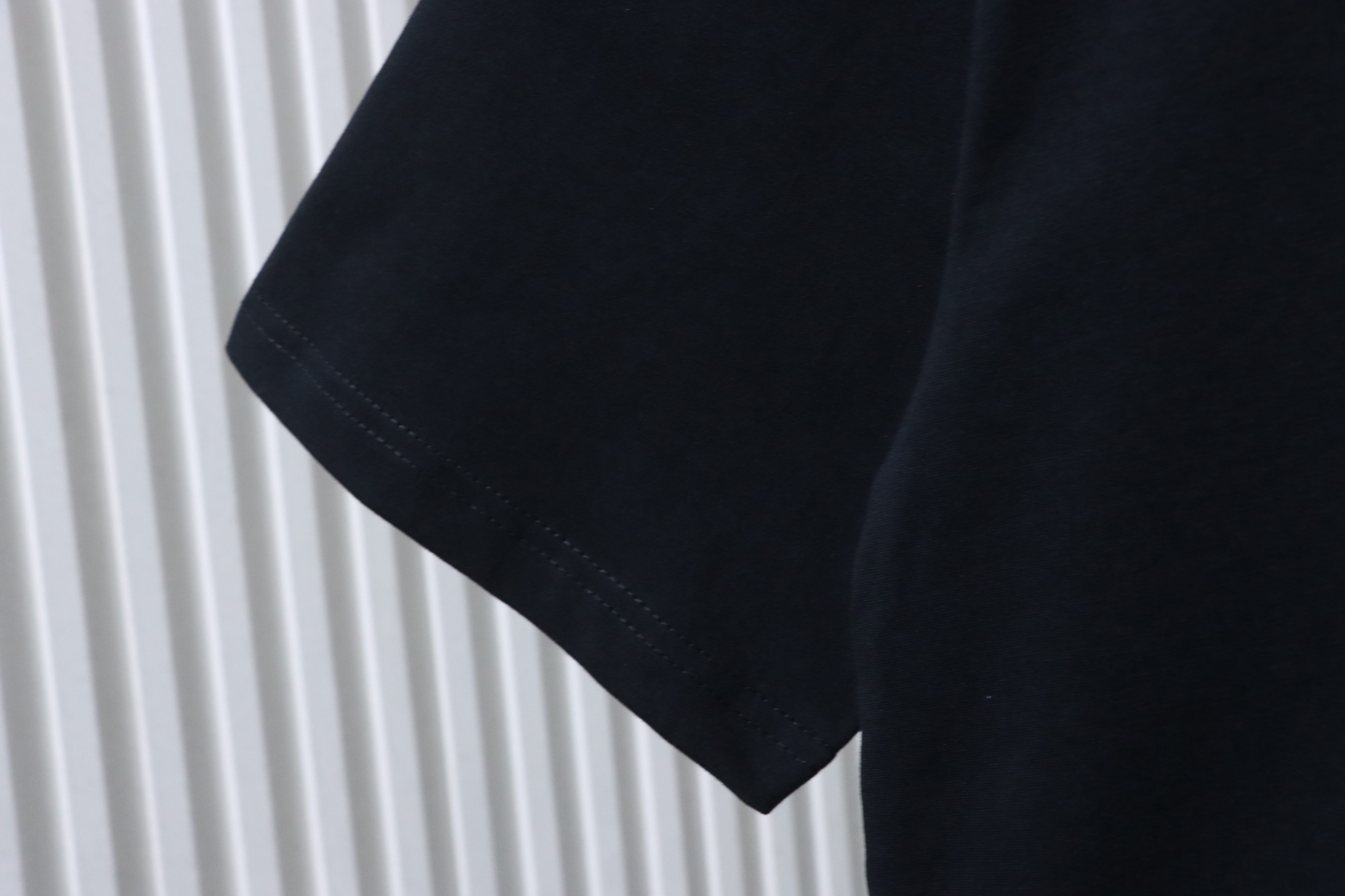 Alexander Wang 26SS Red Letter Black Short Sleeve T-Shirt