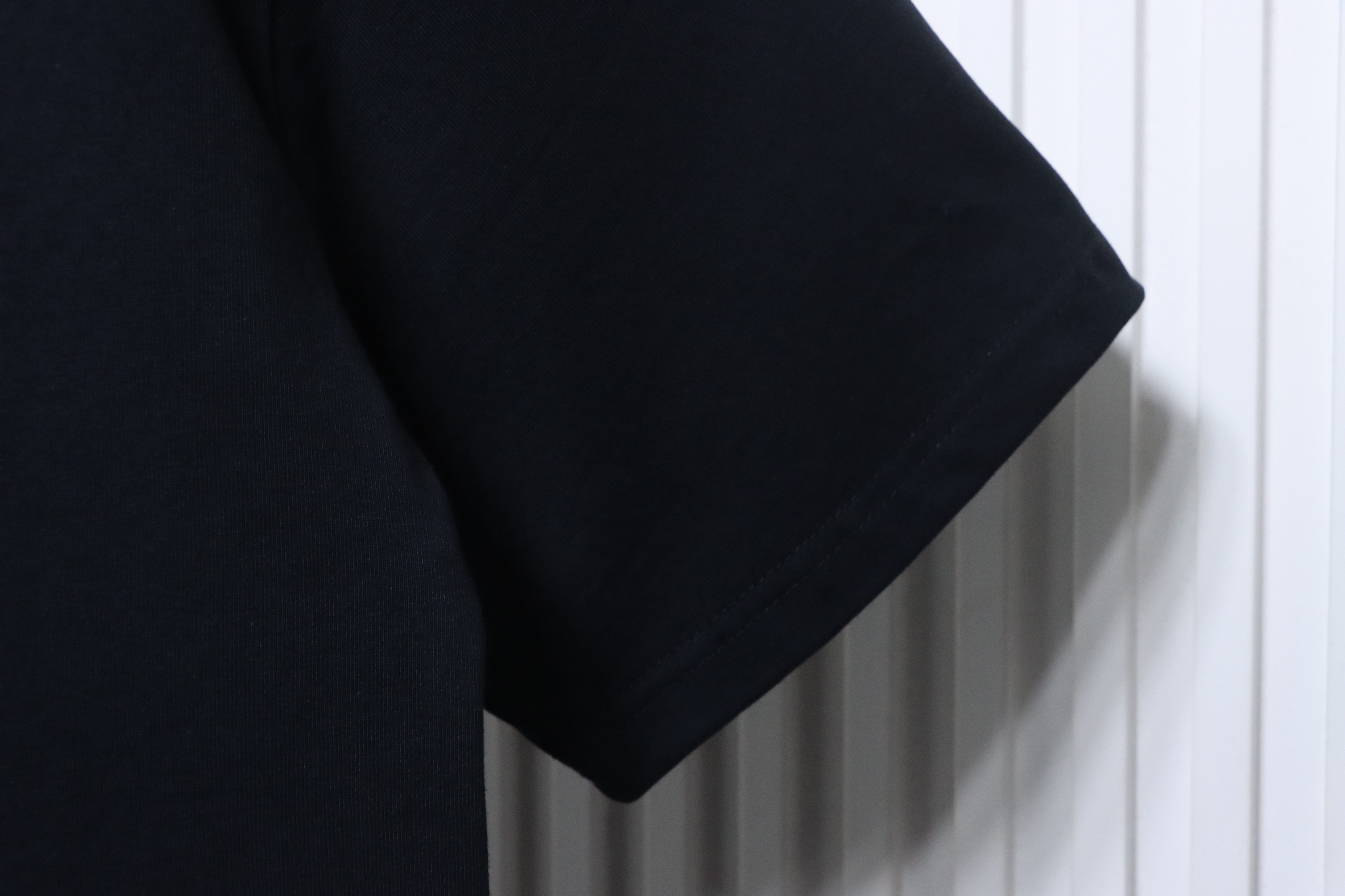 Alexander Wang 26SS Red Letter Black Short Sleeve T-Shirt