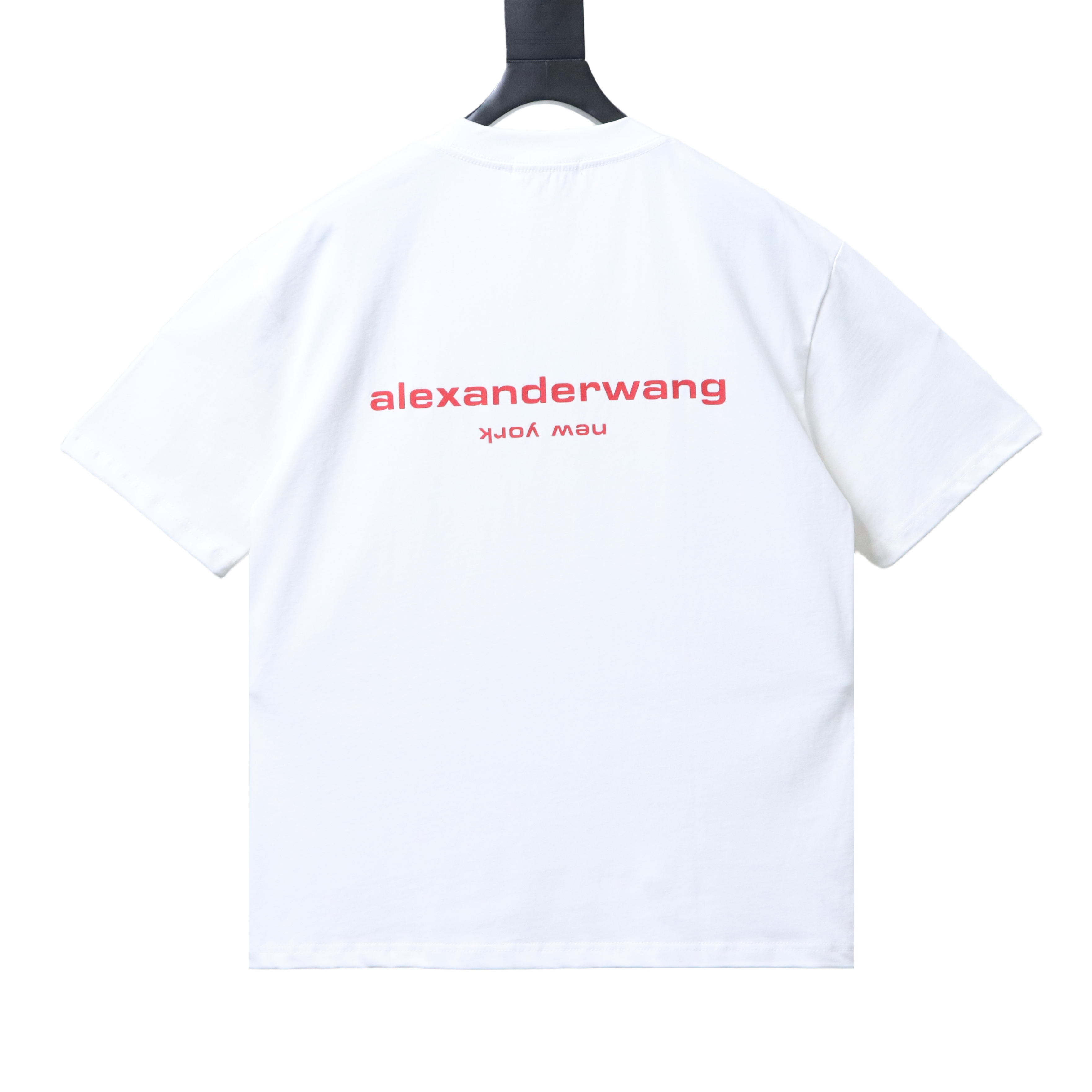 Alexander Wang 26SS Red Letter Short Sleeve T-Shirt