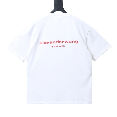 Alexander Wang 26SS Red Letter Short Sleeve T-Shirt 02