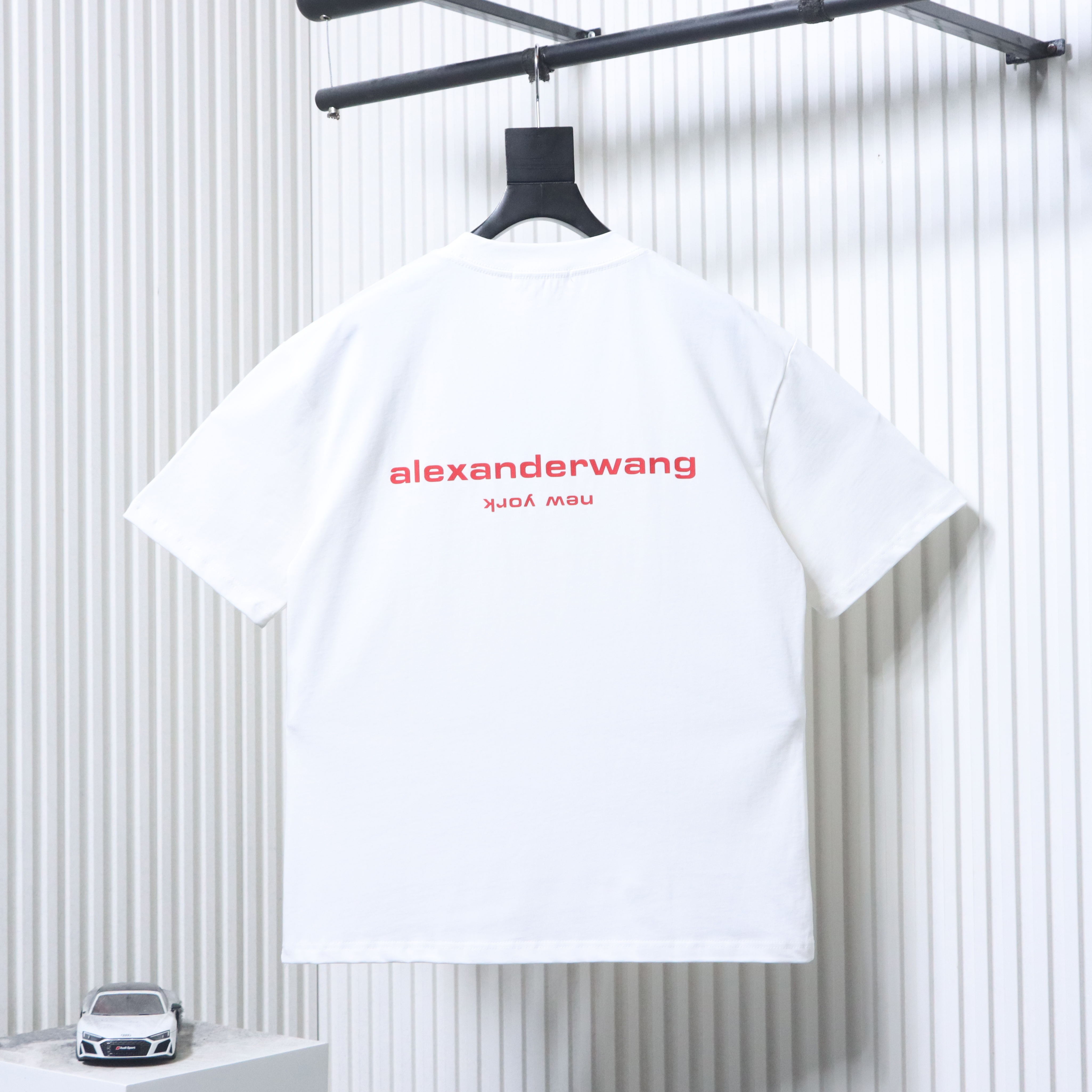 Alexander Wang 26SS Red Letter Short Sleeve T-Shirt
