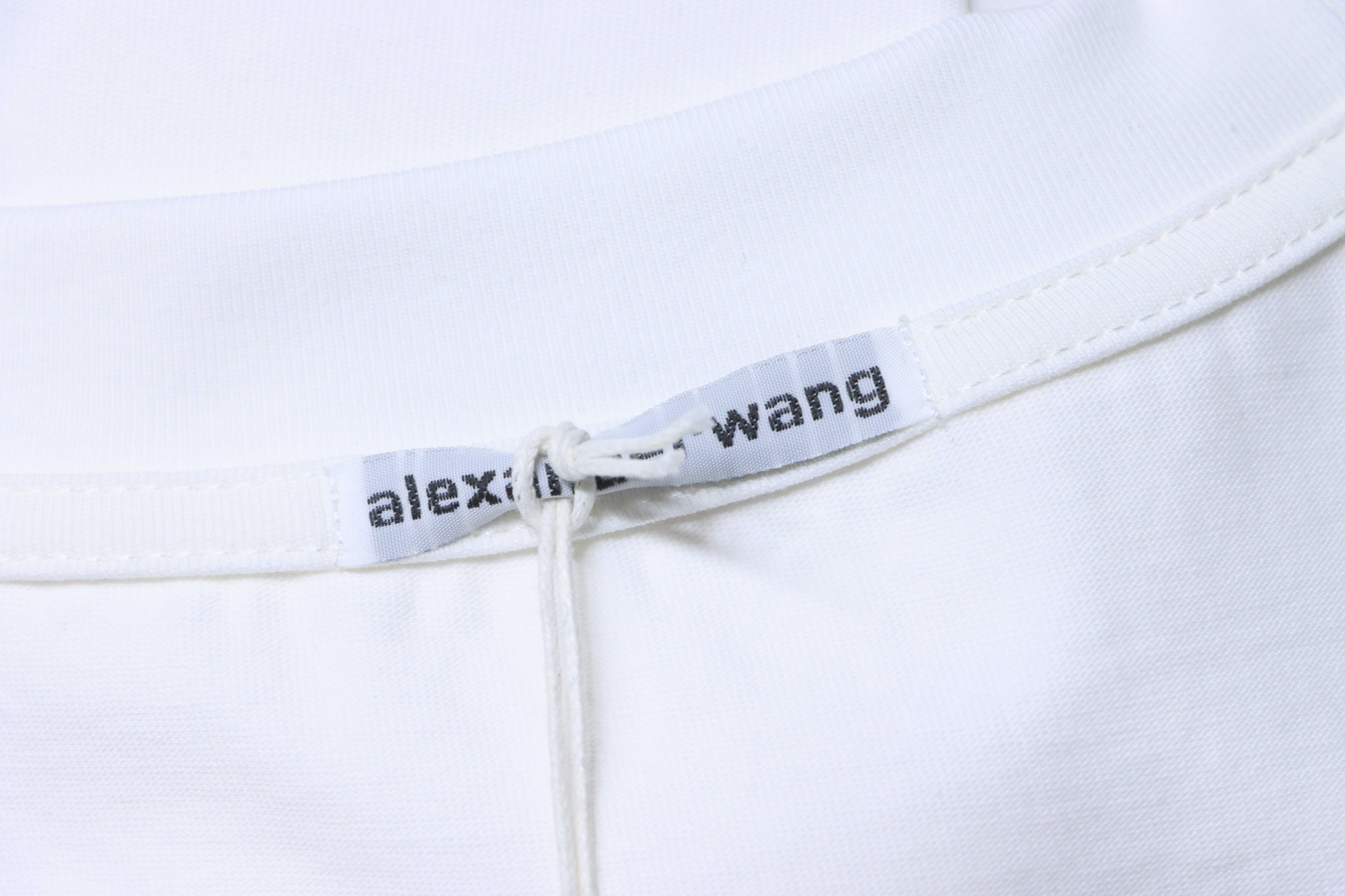 Alexander Wang 26SS Red Letter Short Sleeve T-Shirt