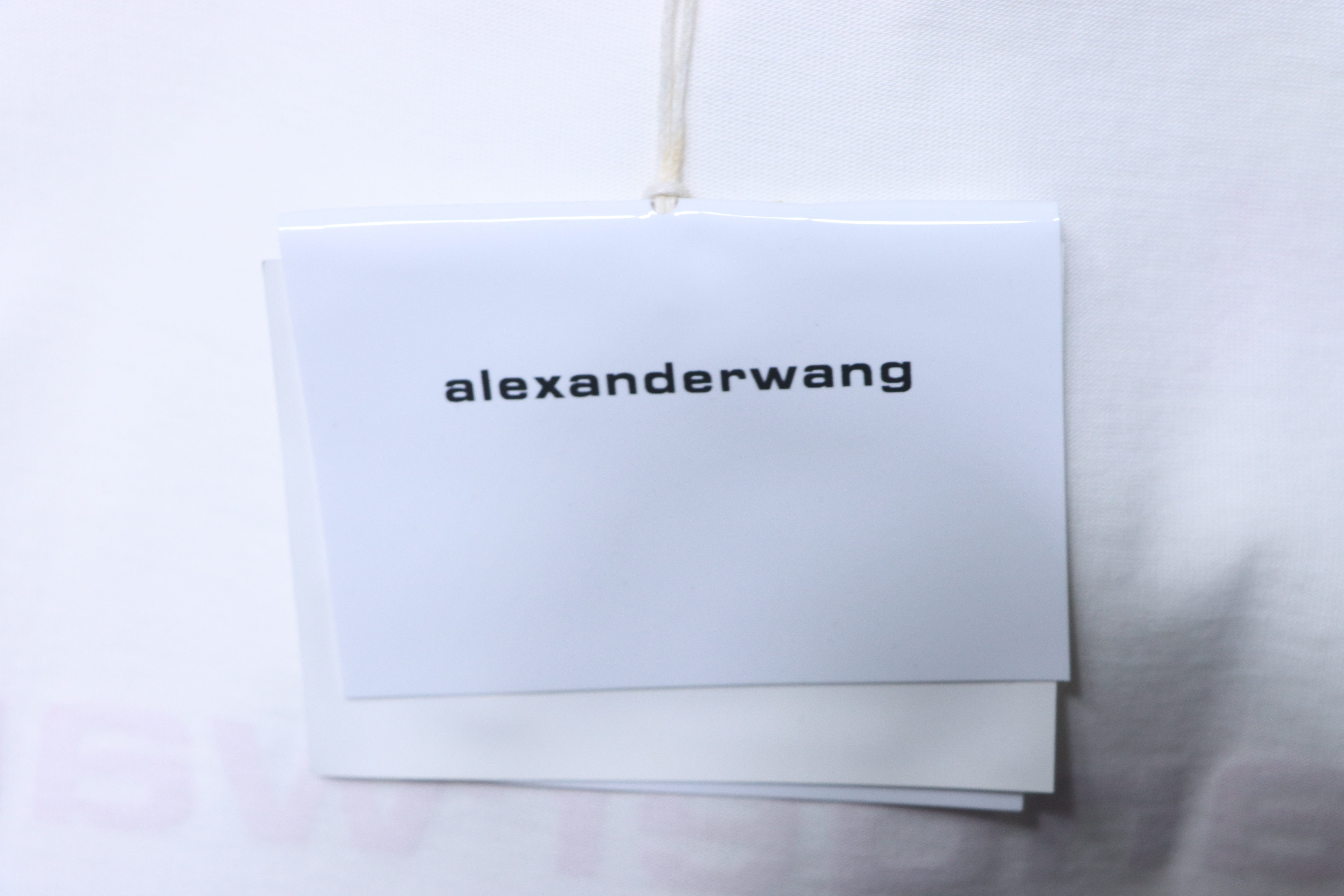 Alexander Wang 26SS Red Letter Short Sleeve T-Shirt