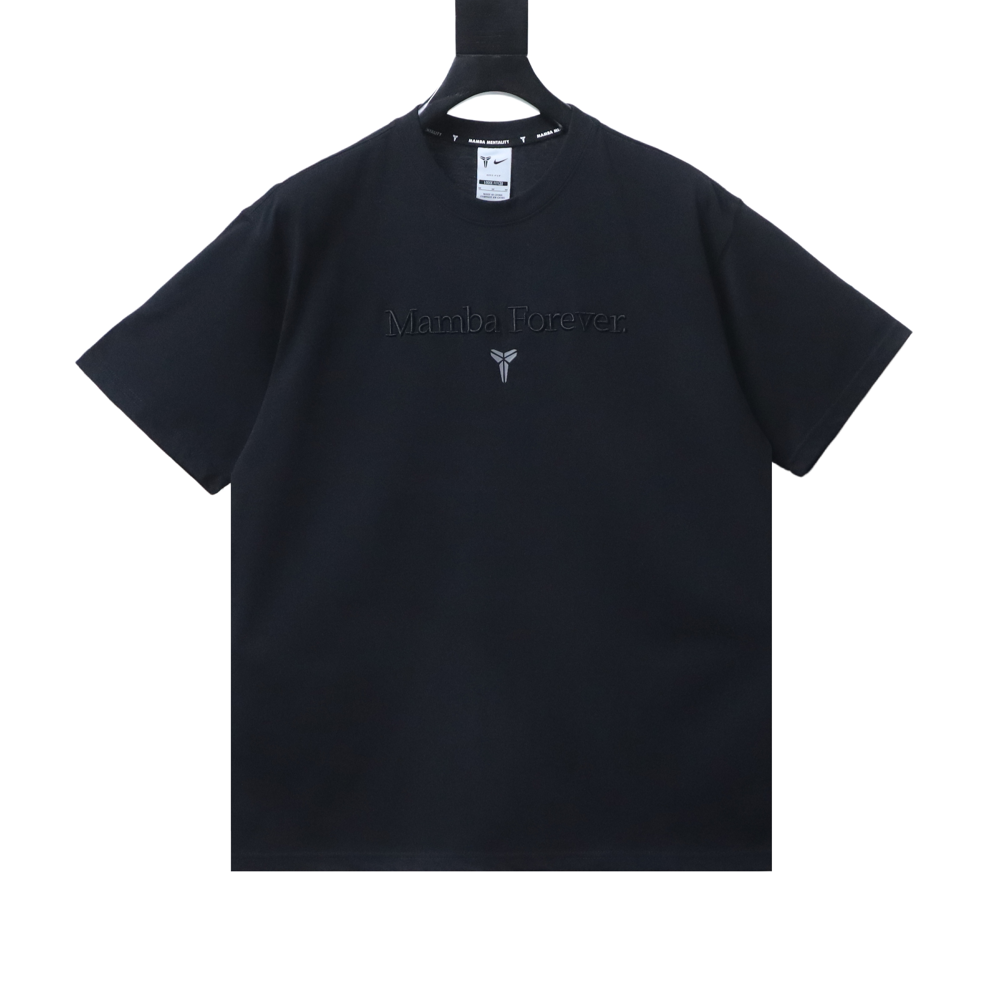 NIKE Mamba Embroidered Black Short Sleeve T-Shirt 