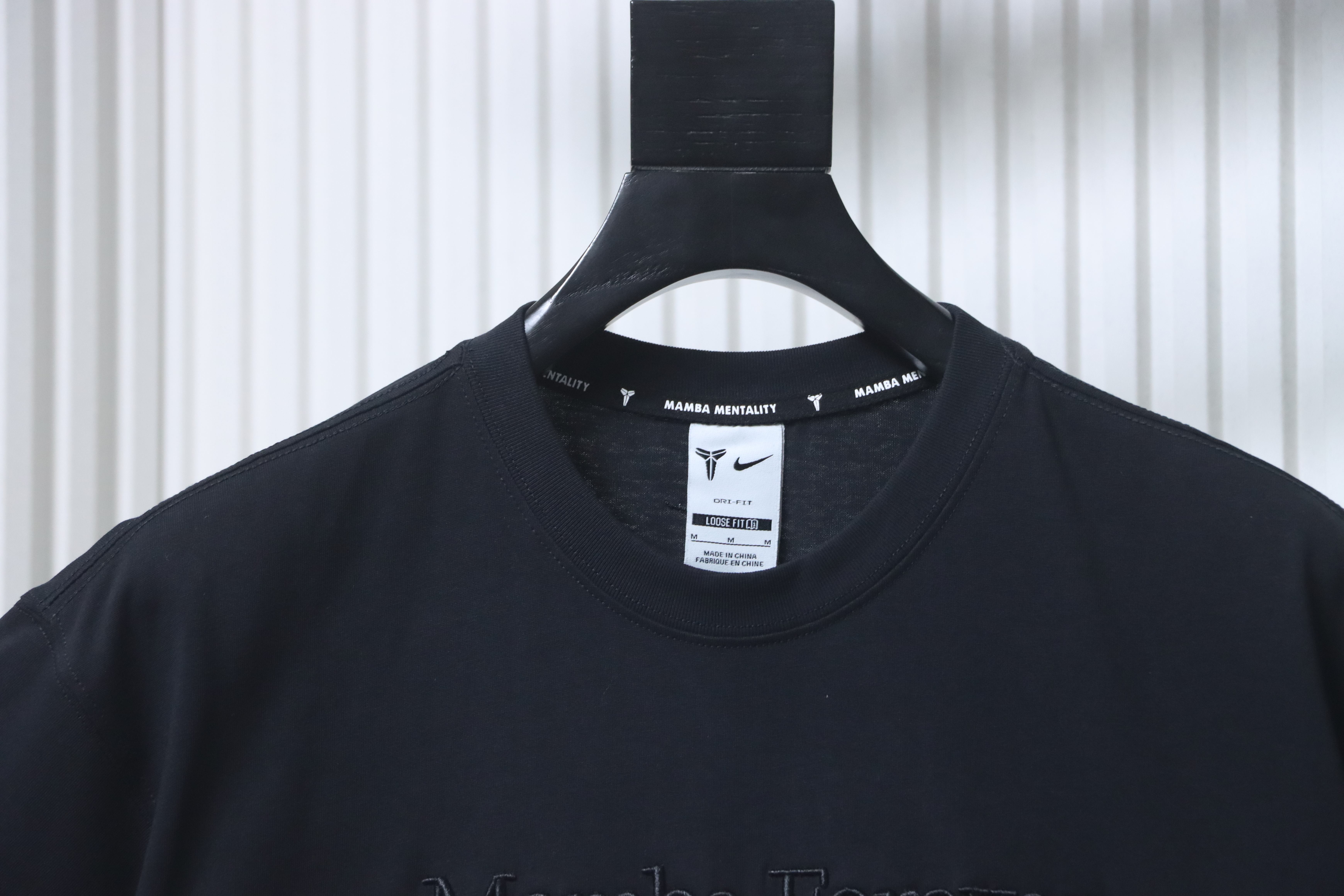 NIKE Mamba Embroidered Black Short Sleeve T-Shirt 