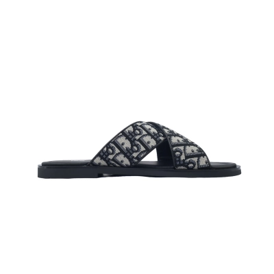 Dior Alias Oblique Beige Slippers 02