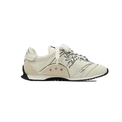 Dior D-Sketch Sneaker White Nylon And Calfskin 02