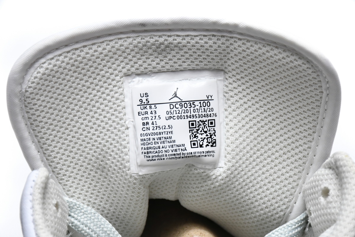 Dior x Air Jordan 1 Mid Grey Camo DC9035-100