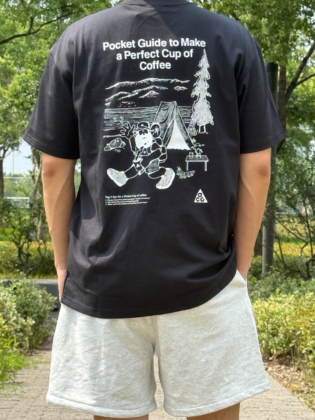 NIKE ACG Back Figure Print Short Sleeve T-Shirt H130 - 2