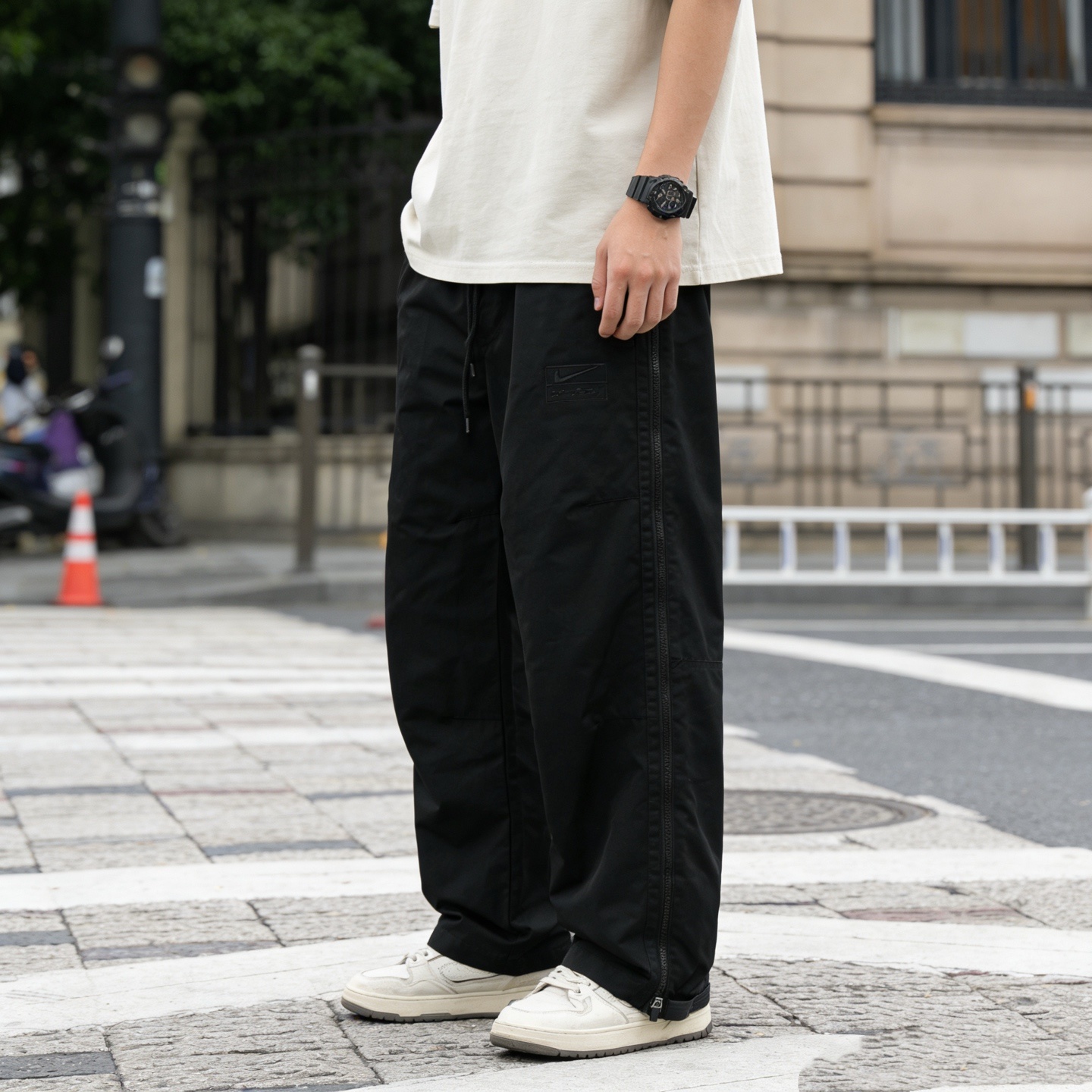 Stussy x Nike FW25 Utility Pants Side Zipper Design H290 - 1