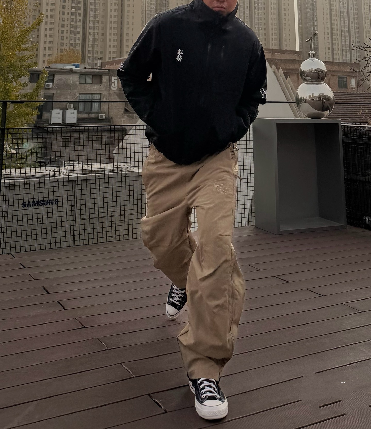 Stussy x Nike FW25 Utility Pants Side Zipper Design H290 - 2