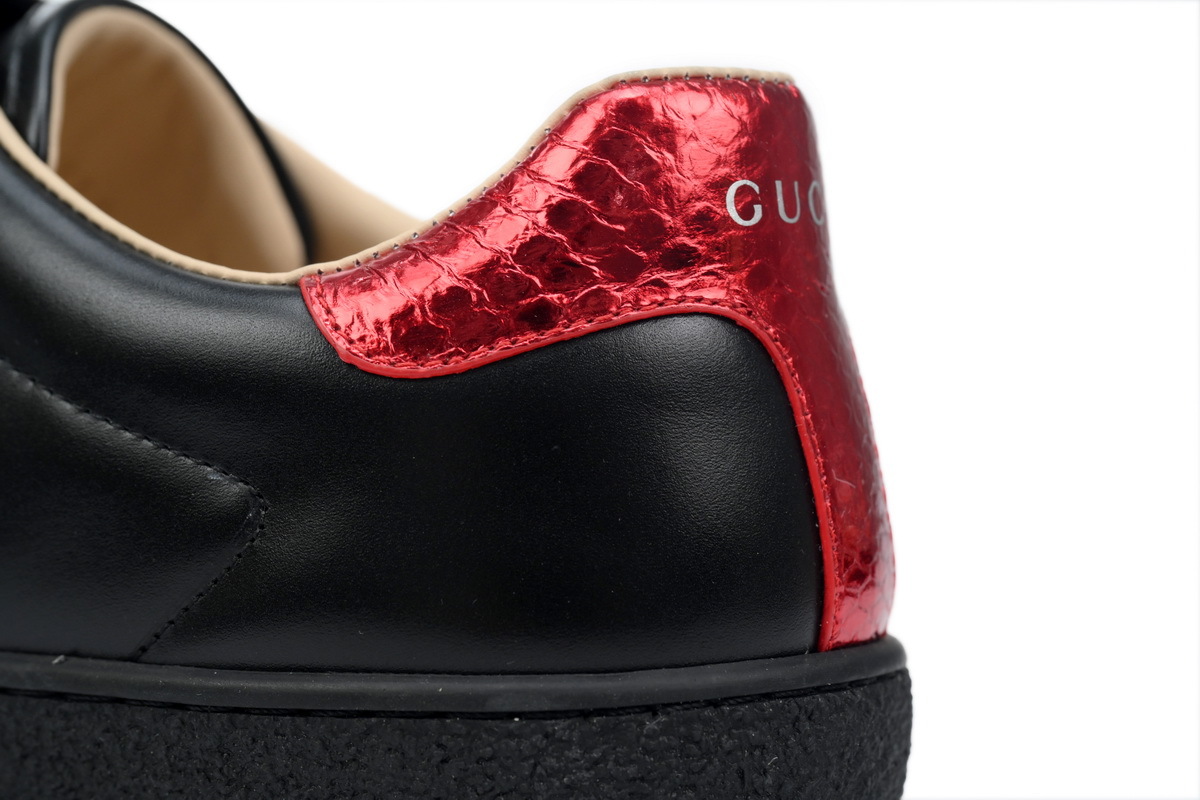 Black Bee GUCCI ACE E Bee Embroidery Fashion Sneaker