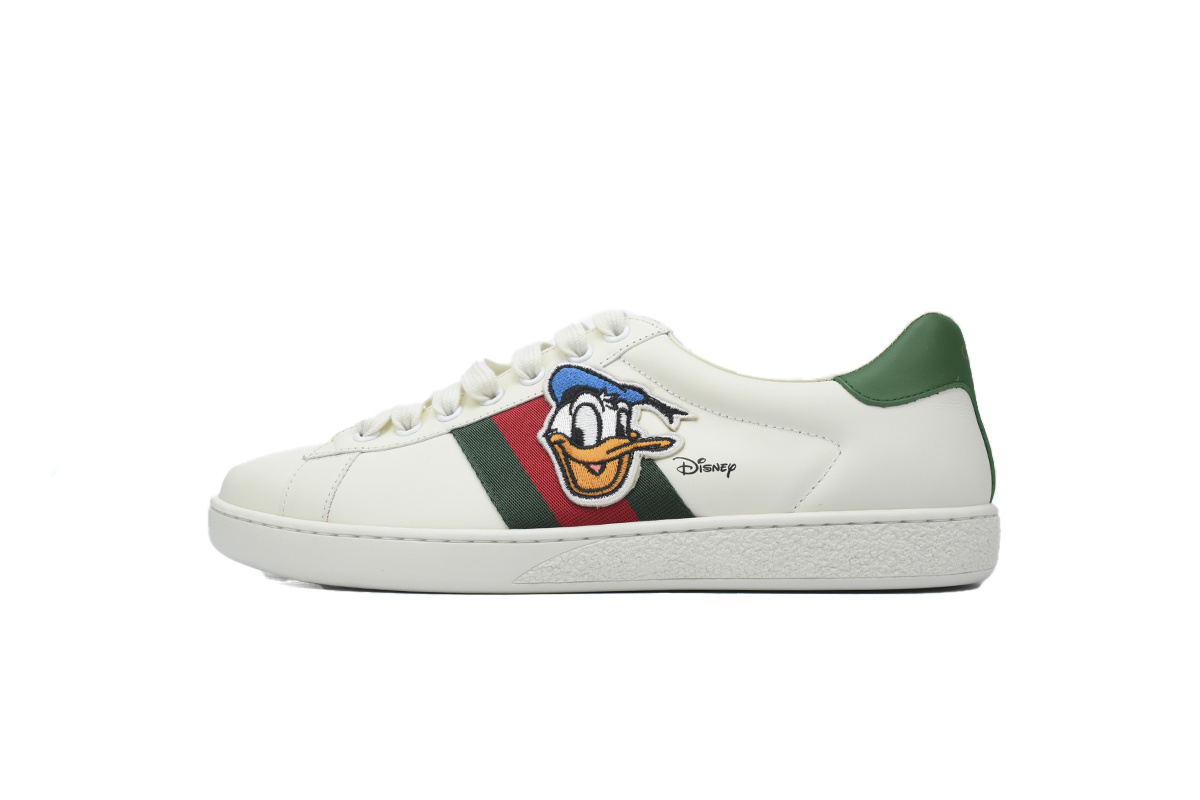 Disney Donald Duck GUCCI ACE E Donald Duck Print Casual Fashion Sneaker